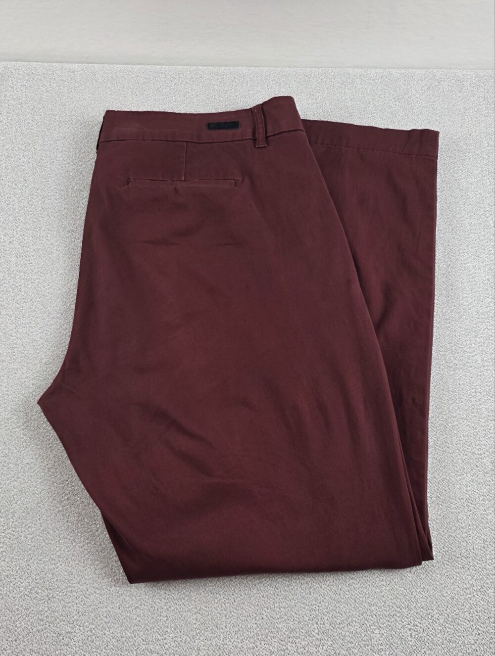 Cut From The Kloth Trouser Skinny Flat Front Pants Maroon Wmn's 14